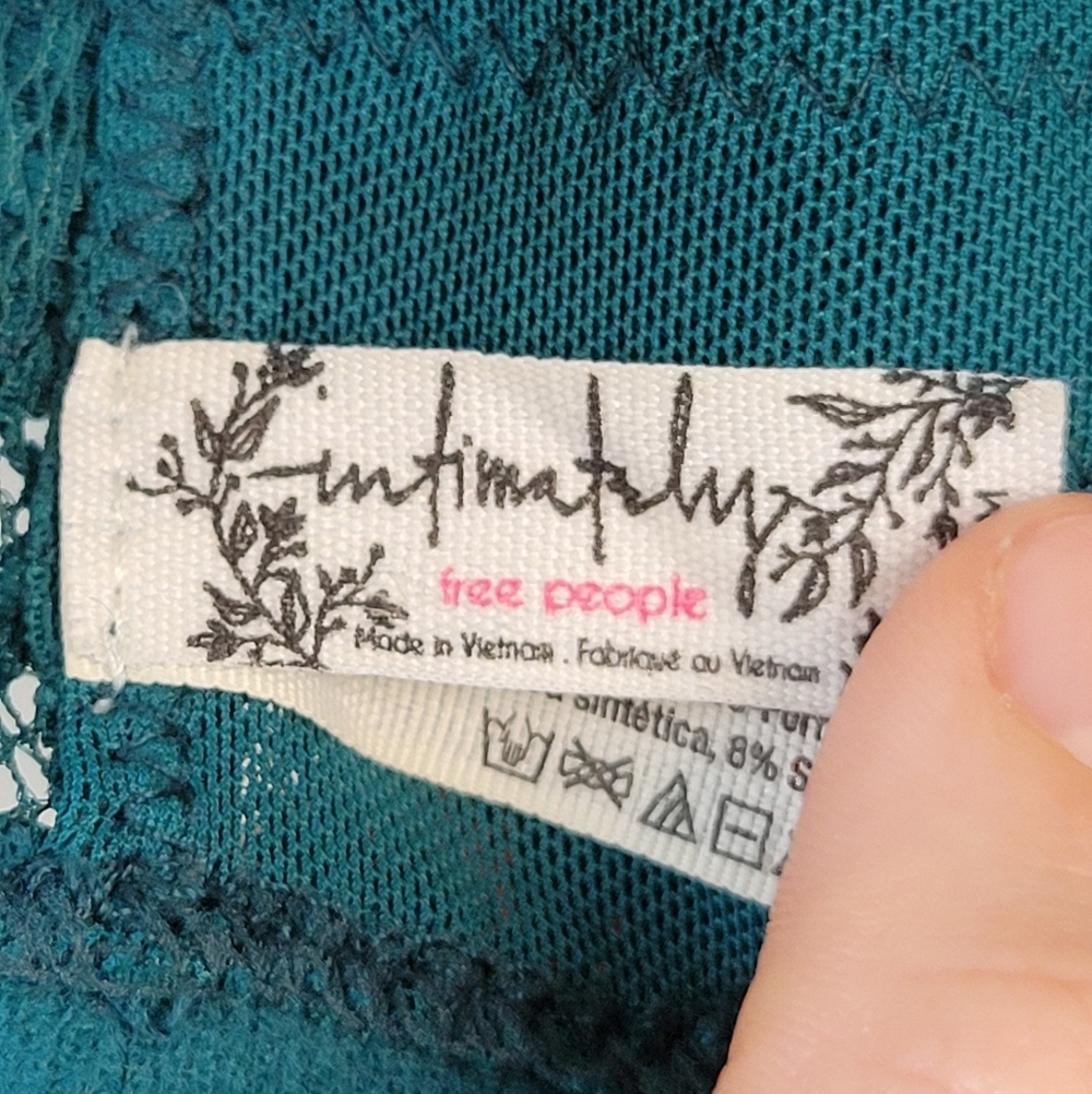 NWT Free People Intimately Strappy Lace Turkish Sea Bralette Women's Size M Sexy - Picture 3 of 9